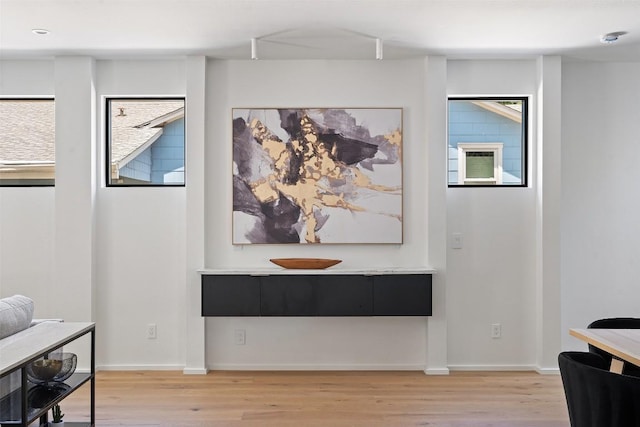1203 Richcreek Rd, Austin, TX 78757 - interior space with light wood-type flooring and baseboards