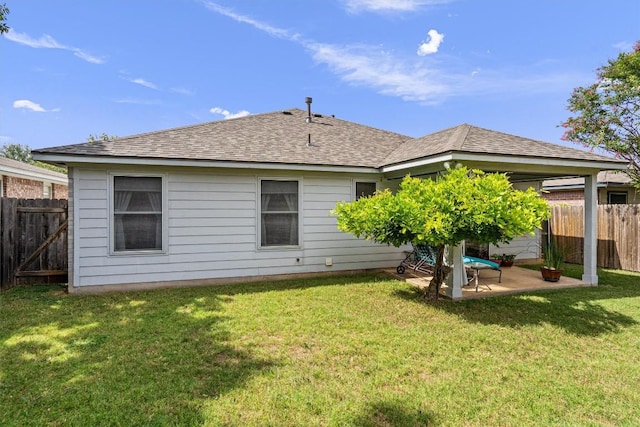 2010 Hawksbury Way, Cedar Park, TX 78613 - back of property with a patio area and a shingled roof
