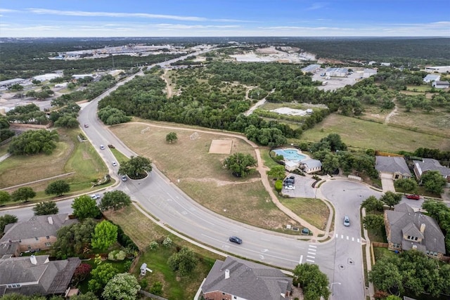 2010 Hawksbury Way, Cedar Park, TX 78613 - aerial view of property's location with nearby suburban area