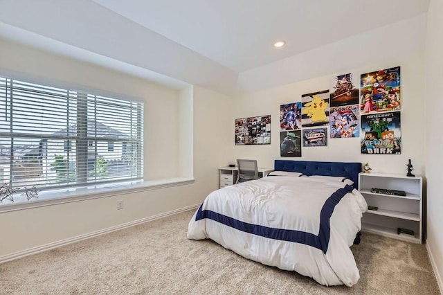 1505 Sibley Way, Leander, TX 78641 - carpeted bedroom featuring baseboards and recessed lighting