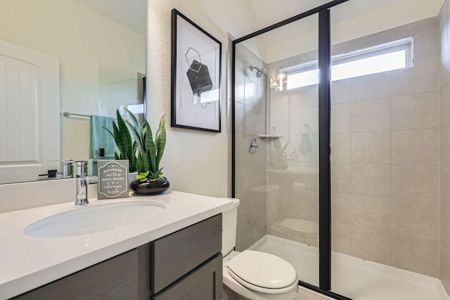 1505 Sibley Way, Leander, TX 78641 - bathroom featuring a shower stall and vanity