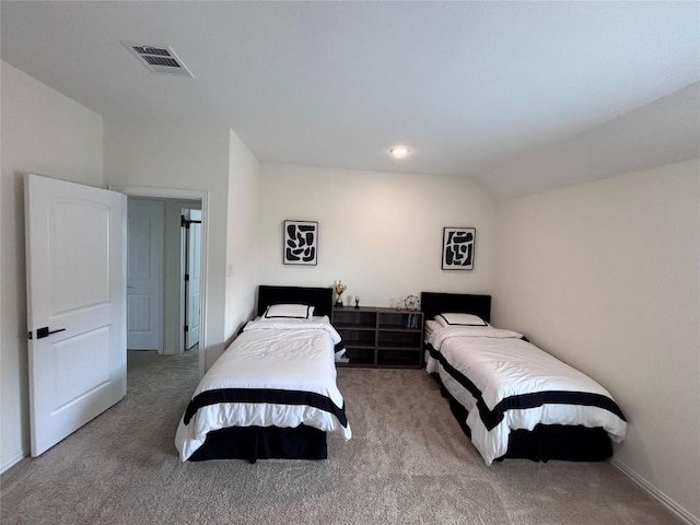 1505 Sibley Way, Leander, TX 78641 - bedroom with carpet floors and vaulted ceiling