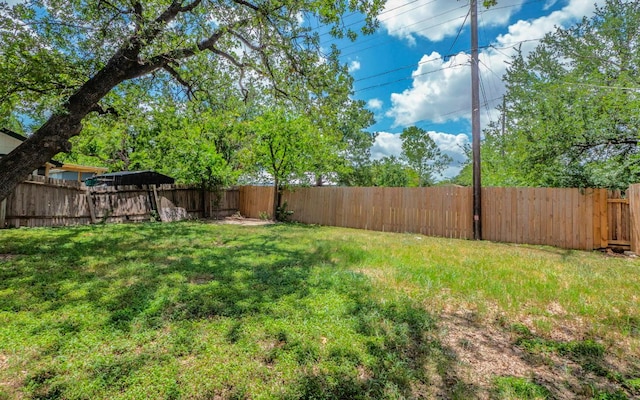 1623 Peachtree Valley Dr, Round Rock, TX 78681 - view of fenced backyard