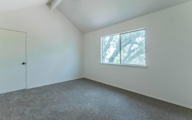 1623 Peachtree Valley Dr, Round Rock, TX 78681 - spare room featuring dark colored carpet and baseboards