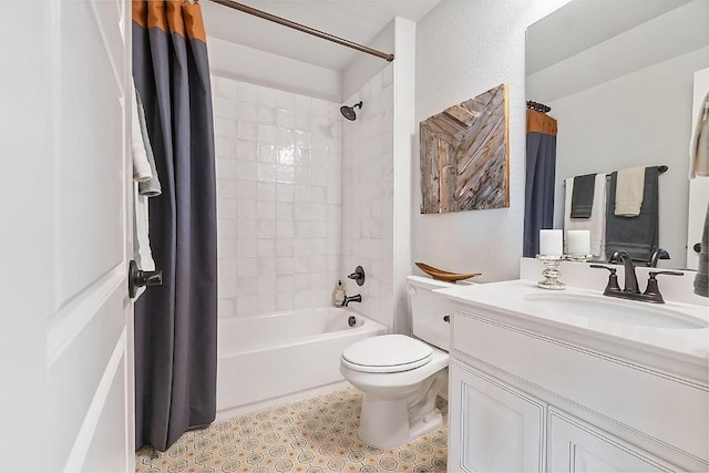 113 Charro Ct, Georgetown, TX 78633 - bathroom featuring shower / bathtub combination with curtain and vanity