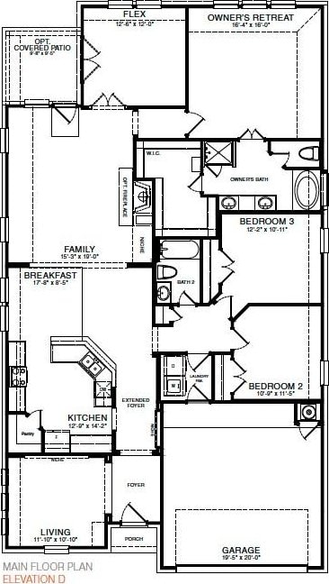 113 Charro Ct, Georgetown, TX 78633 - view of floor plan / room layout