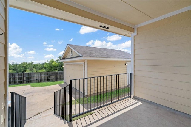 11617 Briarcreek Loop, Manor, TX 78653 - view of patio featuring an outbuilding