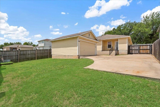 11617 Briarcreek Loop, Manor, TX 78653 - rear view of property with a patio, a detached garage, and a gate