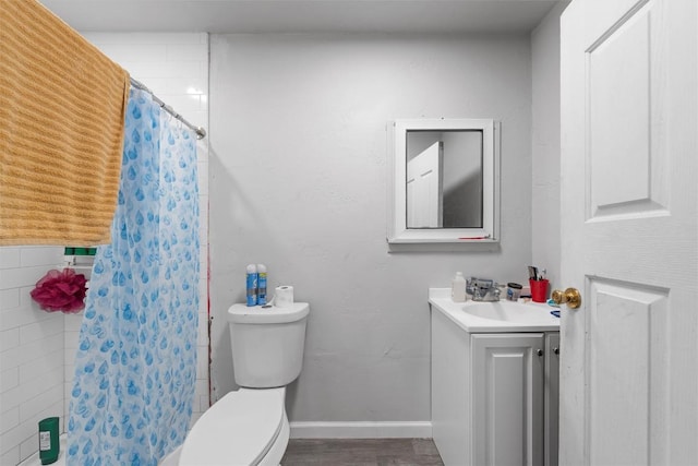 1211 S 17th St, Temple, TX 76504 - bathroom featuring vanity and a shower with curtain