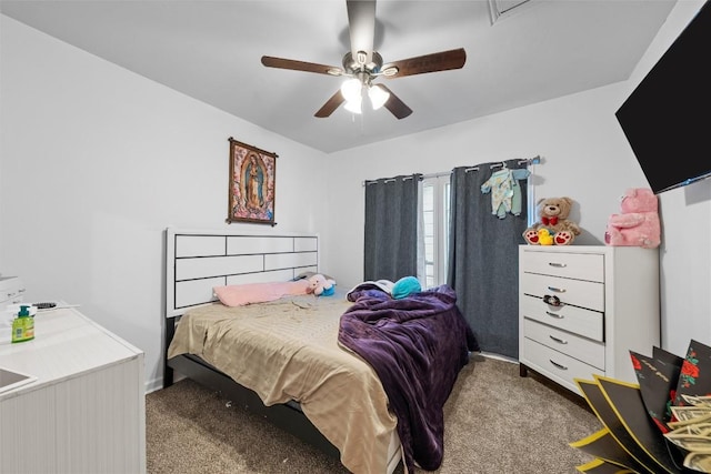 1211 S 17th St, Temple, TX 76504 - bedroom with carpet flooring and a ceiling fan