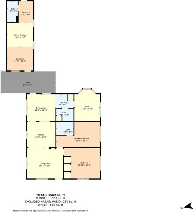 1211 S 17th St, Temple, TX 76504 - view of room layout
