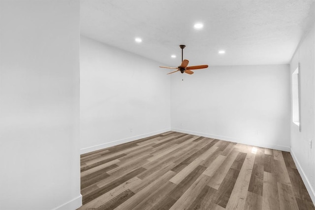 1524 E E Ave B, Temple, TX 76501 - unfurnished room with ceiling fan, recessed lighting, and wood finished floors