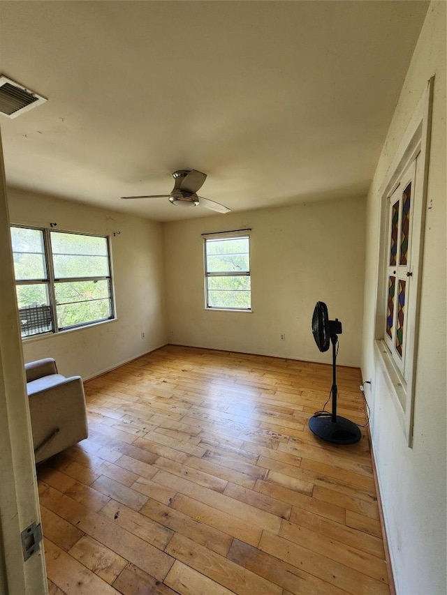 0 Monte Vista Dr, Burnet, TX 78611 - spare room with light wood-style flooring and ceiling fan