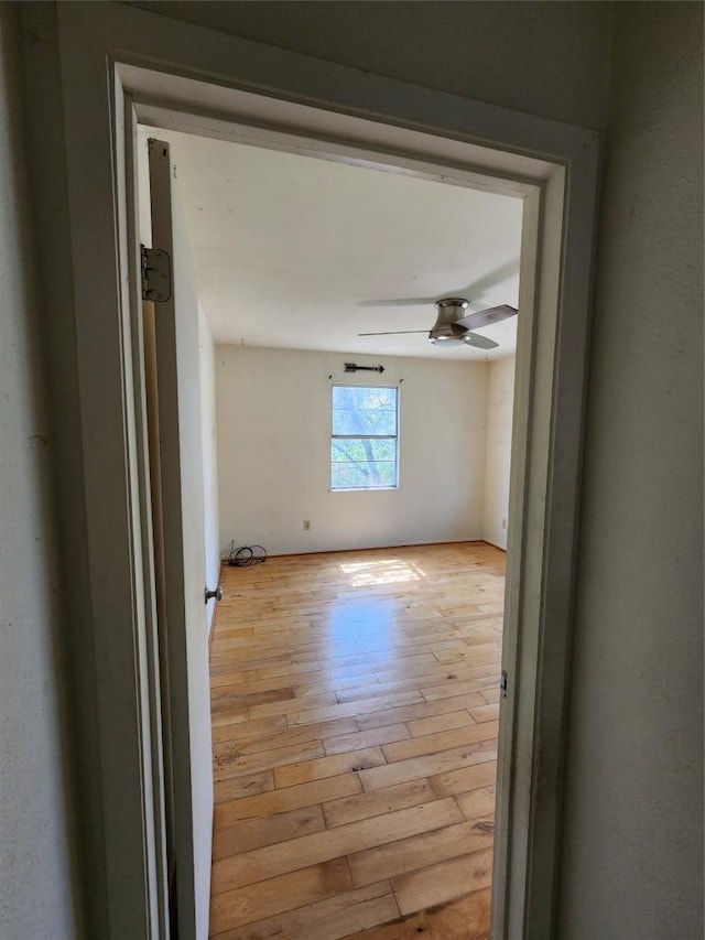 0 Monte Vista Dr, Burnet, TX 78611 - empty room featuring light wood finished floors and ceiling fan