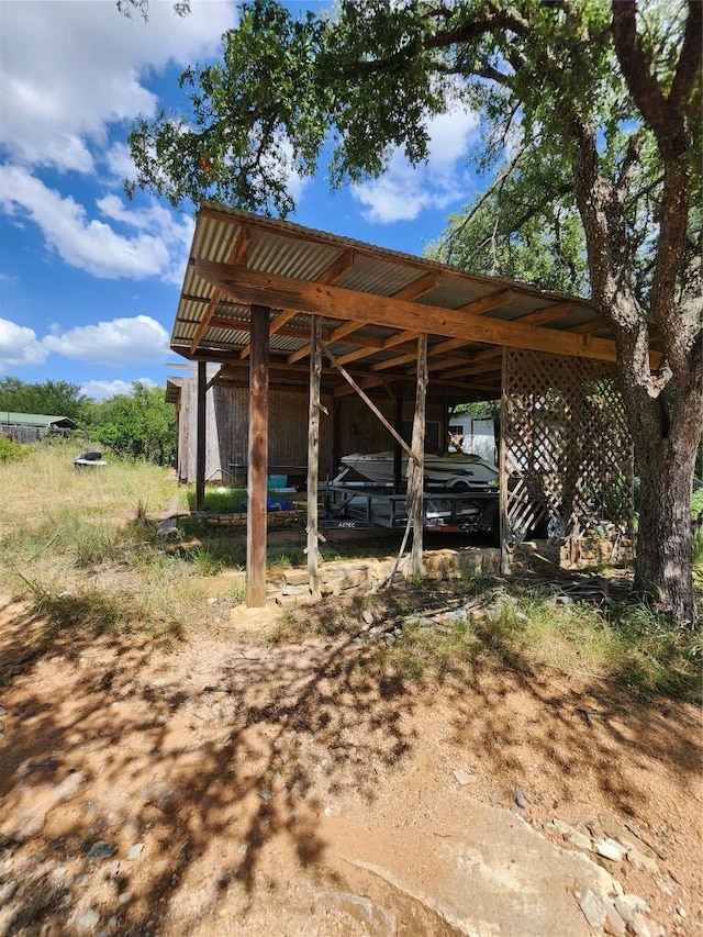 0 Monte Vista Dr, Burnet, TX 78611 - view of vehicle parking with a carport