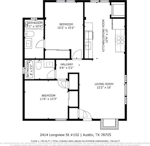 2414 Longview St Unit 102, Austin, TX 78705 - photo 9