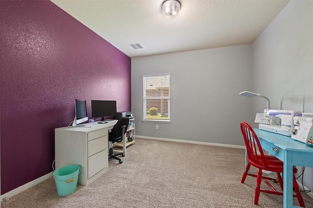 316 Shiner Ln, Georgetown, TX 78626 - office space featuring carpet floors and a textured ceiling