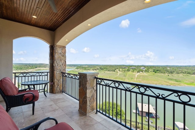 1216 Travis Bluff Way, Spicewood, TX 78669 - view of balcony