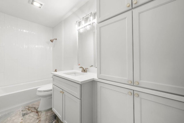 7309 Blessing Ave, Austin, TX 78752 - full bathroom with vanity and  shower combination