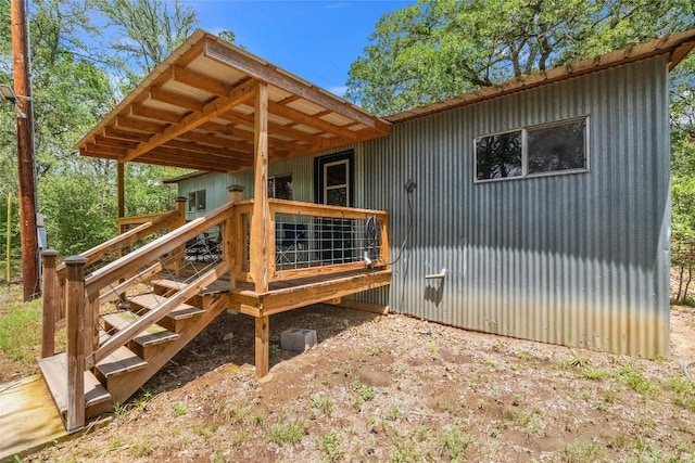415 Balch Rd, Elgin, TX 78621 - view of wooden terrace