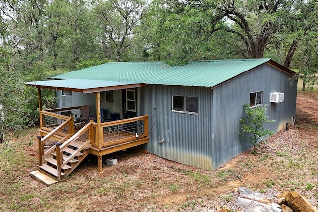 415 Balch Rd, Elgin, TX 78621 - view of outbuilding with an AC wall unit