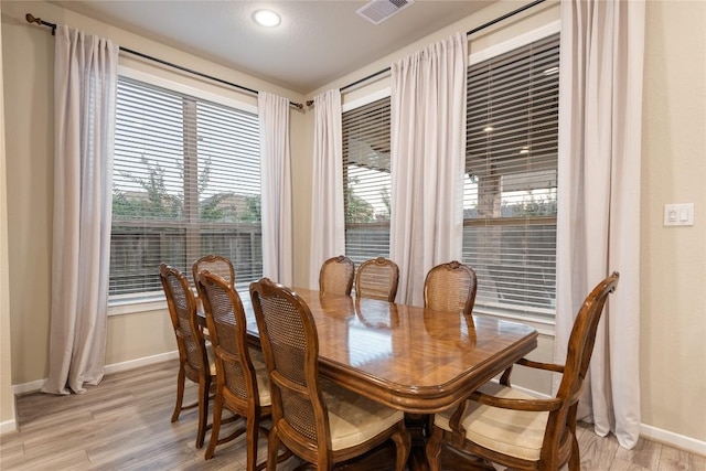 24822 Levante Dr, Richmond, TX 77406 - dining room featuring light wood finished floors and recessed lighting