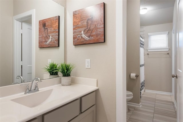 24822 Levante Dr, Richmond, TX 77406 - full bathroom featuring vanity and a shower with curtain