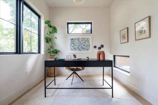 3003 W French Pl Unit 1, Austin, TX 78722 - office space with healthy amount of natural light and wood finished floors