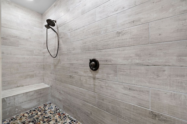 705 Peregrine Way, Leander, TX 78641 - bathroom with tiled shower