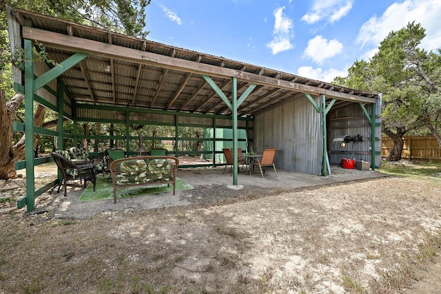 705 Peregrine Way, Leander, TX 78641 - exterior space with an exterior structure