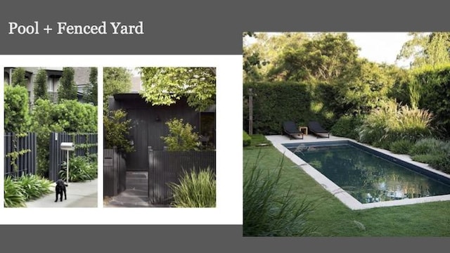 711 E 45th 1/2 St, Austin, TX 78751 - view of swimming pool with a patio
