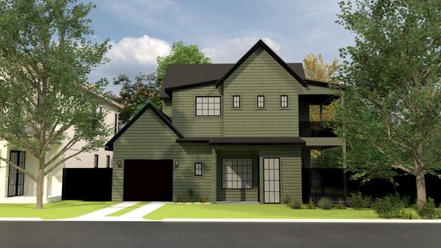 711 E 45th 1/2 St, Austin, TX 78751 - view of front of home with a balcony