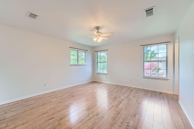 2920 Thrushwood Dr, Austin, TX 78757 - empty room featuring ceiling fan and light wood finished floors