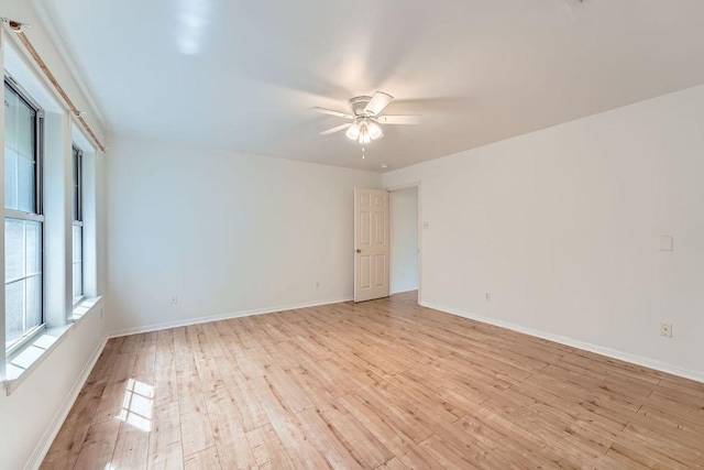 2920 Thrushwood Dr, Austin, TX 78757 - empty room featuring light wood-style floors and ceiling fan