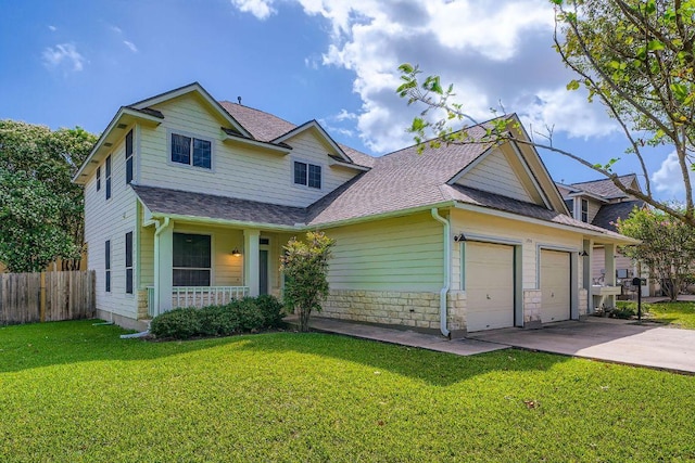 2920 Thrushwood Dr, Austin, TX 78757 - view of front of property featuring roof with shingles, concrete driveway, and an attached garage