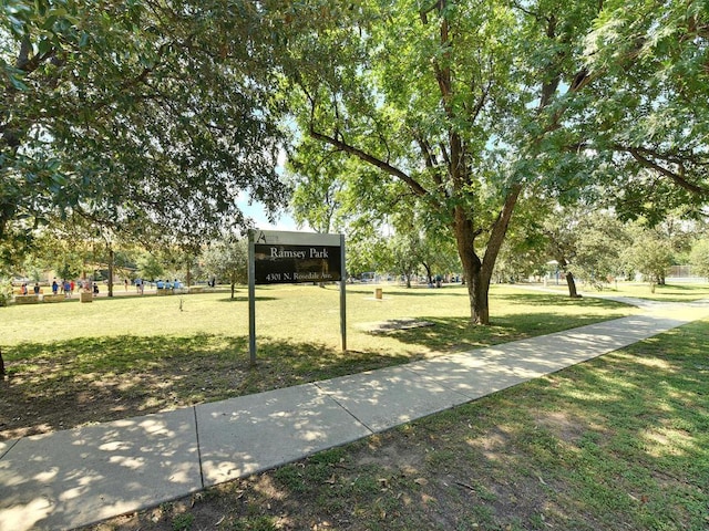 4206 Sinclair Ave, Austin, TX 78756 - view of property's community featuring a yard