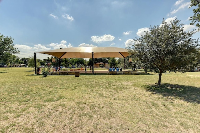 4206 Sinclair Ave, Austin, TX 78756 - view of grassy yard featuring a carport