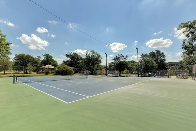 4206 Sinclair Ave, Austin, TX 78756 - view of tennis court featuring community basketball court