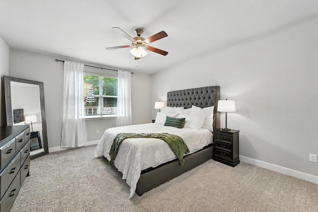 9108 Alex Ln, Austin, TX 78748 - bedroom featuring light colored carpet and a ceiling fan