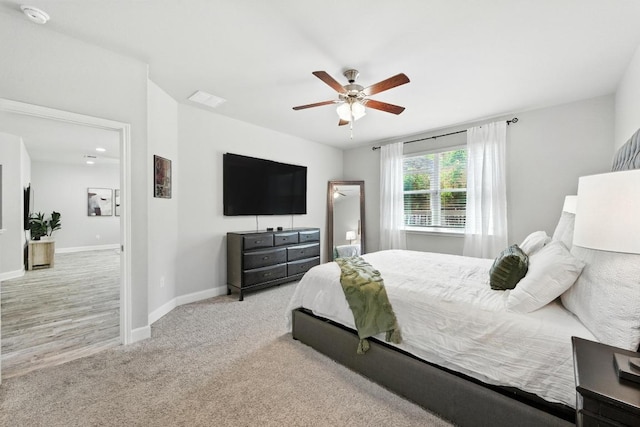 9108 Alex Ln, Austin, TX 78748 - bedroom featuring a ceiling fan and carpet floors