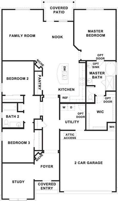 9108 Alex Ln, Austin, TX 78748 - view of home floor plan