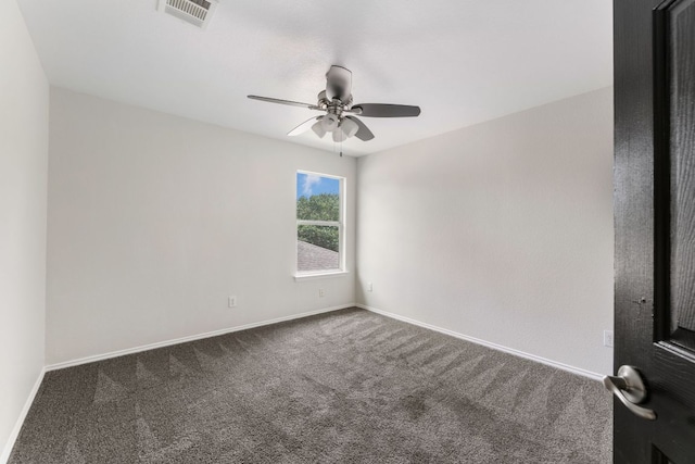 6828 Walkup Ln, Austin, TX 78747 - unfurnished room with ceiling fan and carpet flooring
