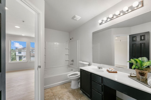 6828 Walkup Ln, Austin, TX 78747 - full bathroom featuring vanity and tub / shower combination