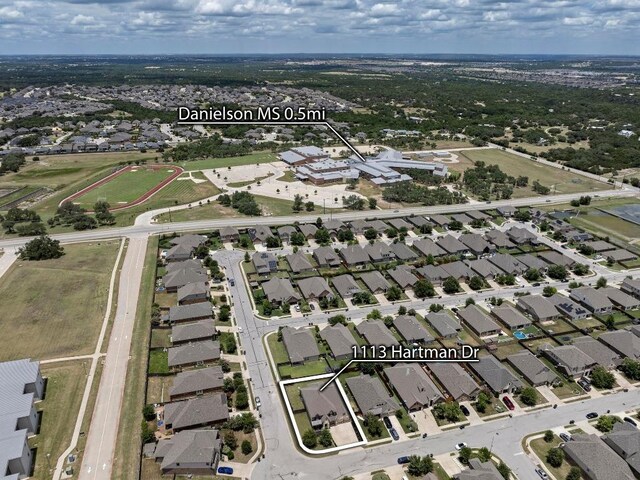 1113 Hartman Dr, Leander, TX 78641 - view of property location featuring nearby suburban area