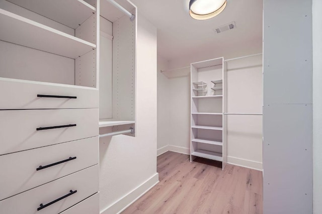 6102 Amber Pass, Austin, TX 78745 - walk in closet with light wood finished floors
