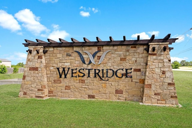 213 S Buffalo Pass, Georgetown, TX 78633 - community sign featuring a yard