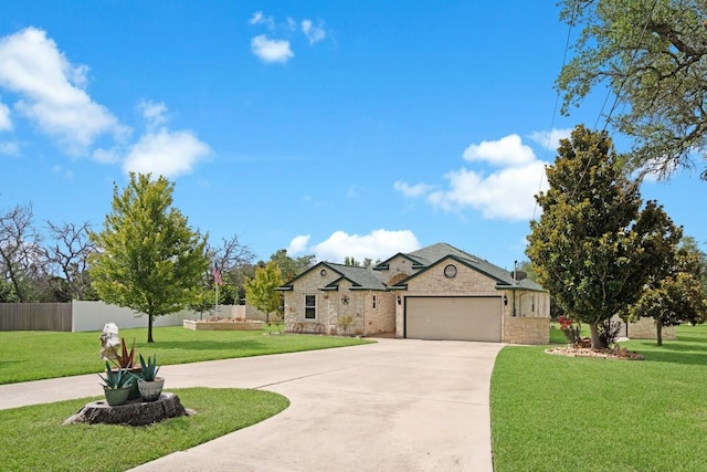 213 S Buffalo Pass, Georgetown, TX 78633 - ranch-style home with concrete driveway and an attached garage