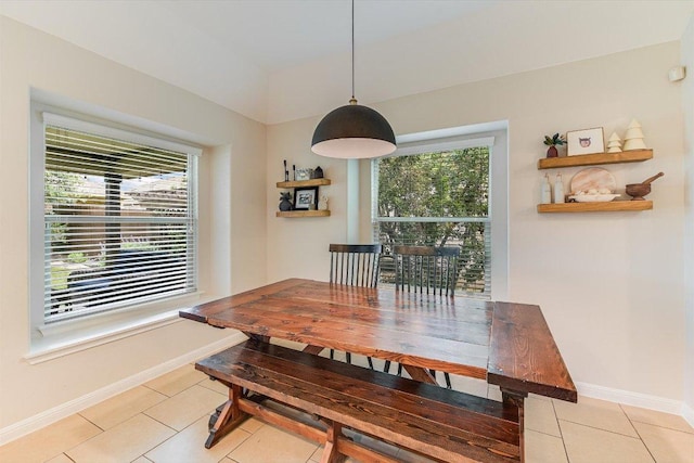 609 Joppa Rd, Leander, TX 78641 - dining space with light tile patterned flooring and baseboards