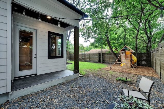 2005 Palo Duro Rd, Austin, TX 78757 - fenced backyard with a playground