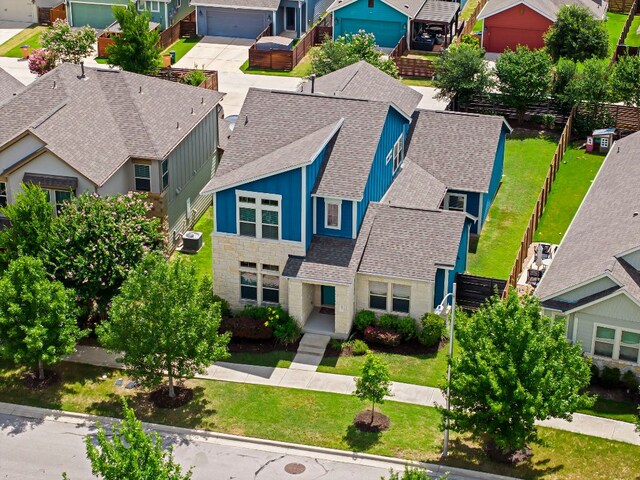 8821 Cattle Baron Path, Austin, TX 78747 - aerial perspective of suburban area